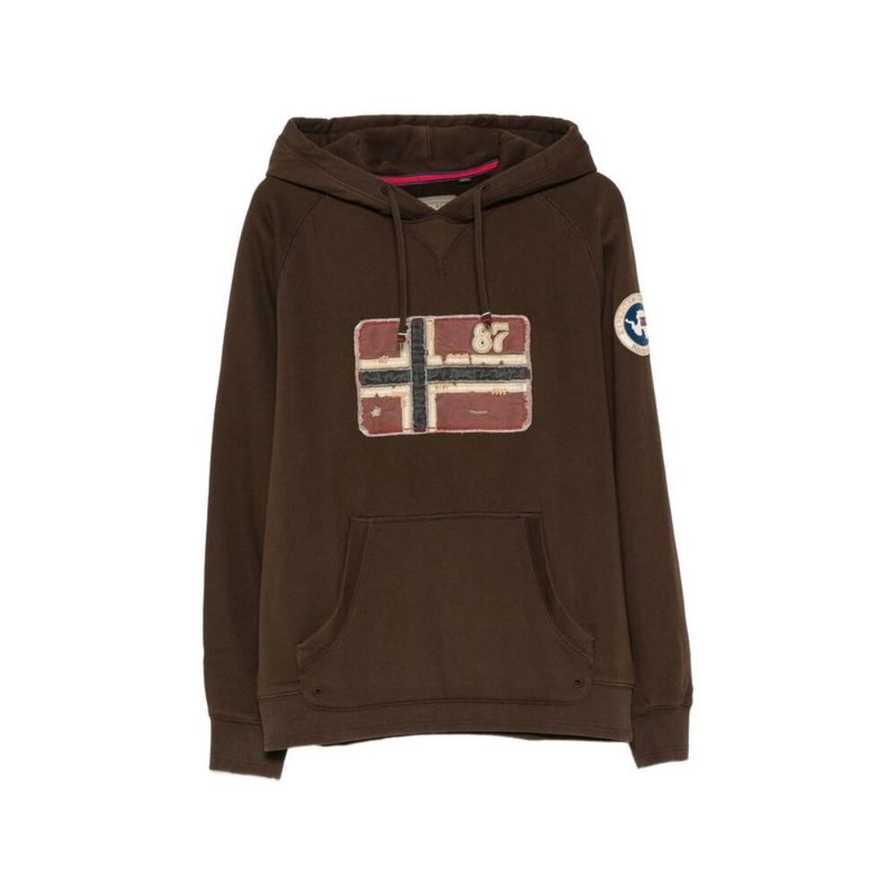 Napapijri Brown Sweaters & Knitwear - Hoodies Men
